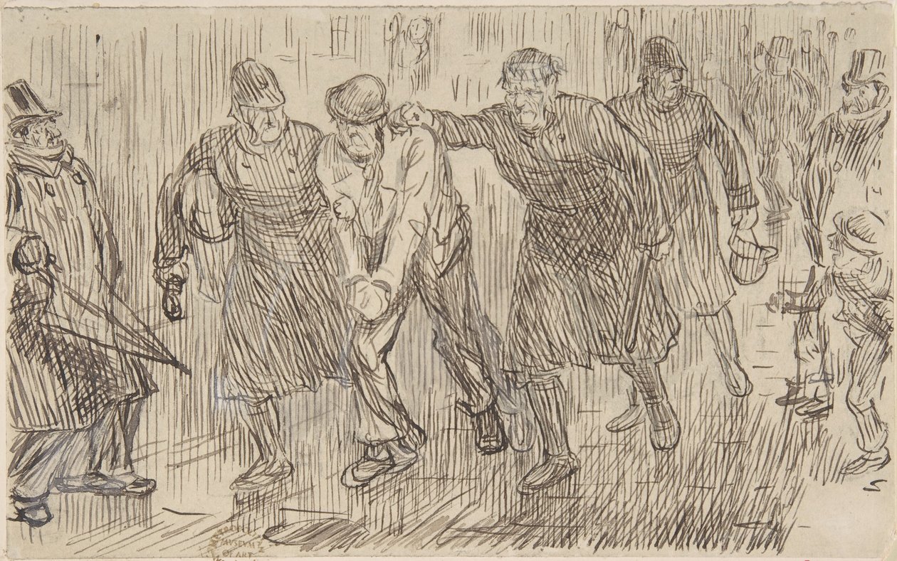 Punch için Mutlu Düşünce, 16 Aralık 1876, 1876. by Charles Samuel Keene
