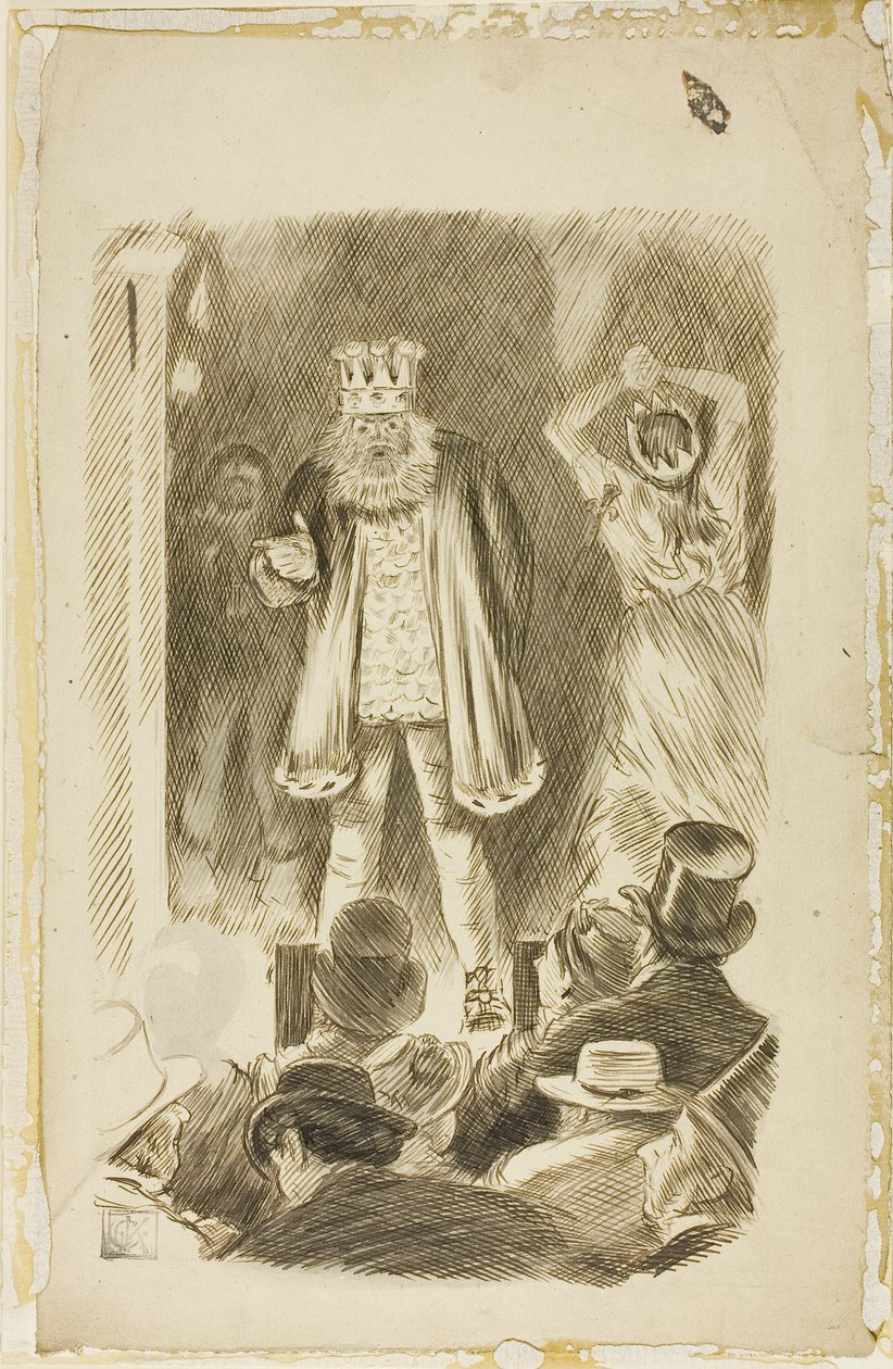 Lord Salisbury Bir Toplantıda Konuşurken by Charles Samuel Keene