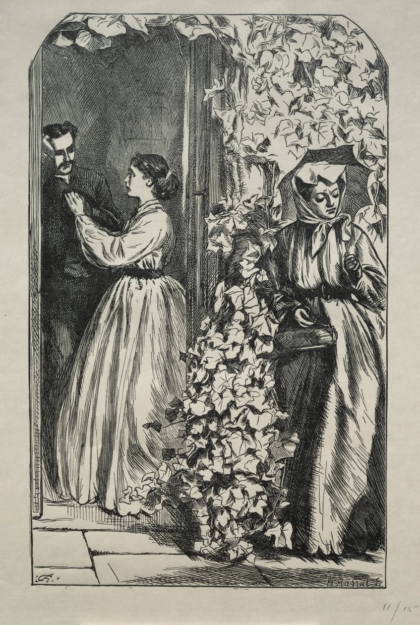 Bir Noel Zamanında Zengin Amcayı Öldürmenin Ne Getirdiği, 1865. by Charles Samuel Keene