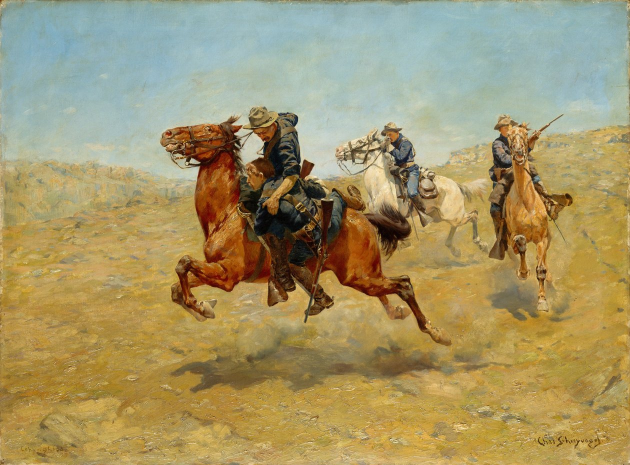Tavşanım, 1899 by Charles Schreyvogel