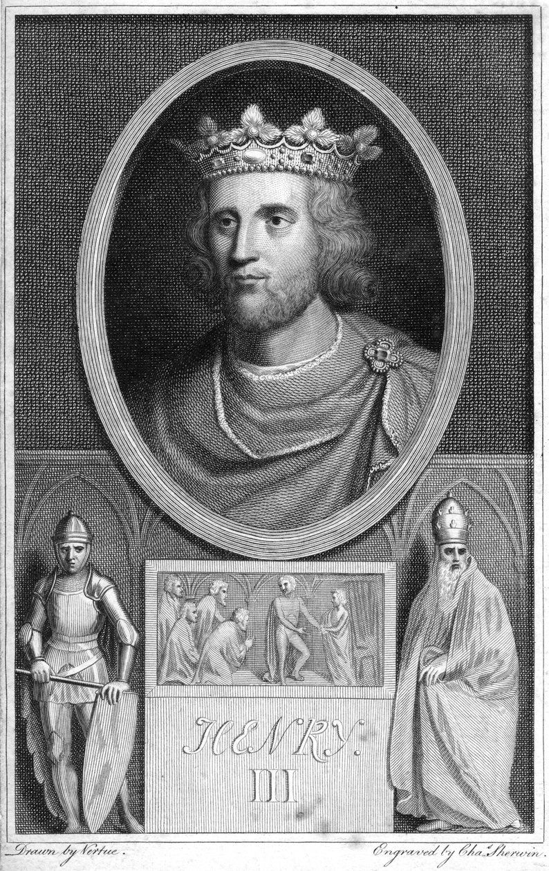 İngiltere Kralı III. Henry, 18. yüzyıl. by Charles Sherwin