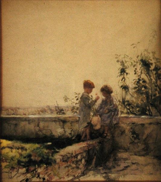 Bir Çiçeğin Yüceliği by Charles Sims