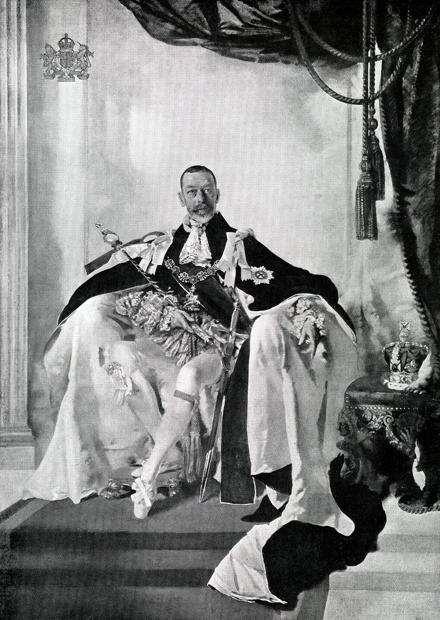 George V, 1924 by Charles Sims
