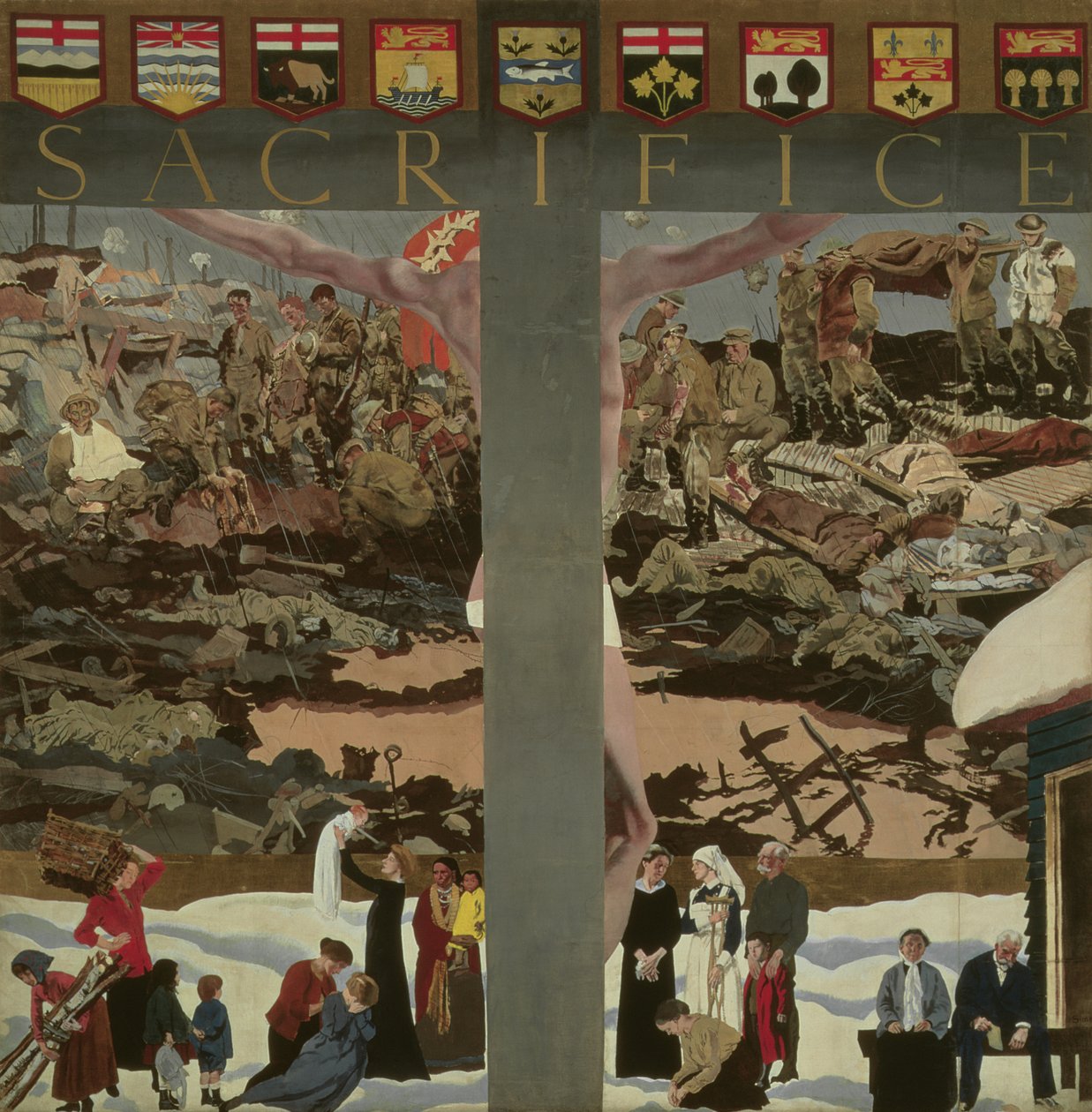 Kurban, c.1918 (petrol) by Charles Sims