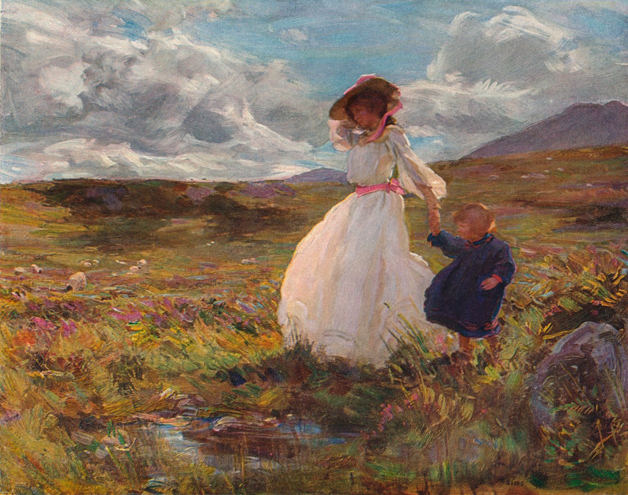 Güneş ve Rüzgar, c1907 by Charles Sims