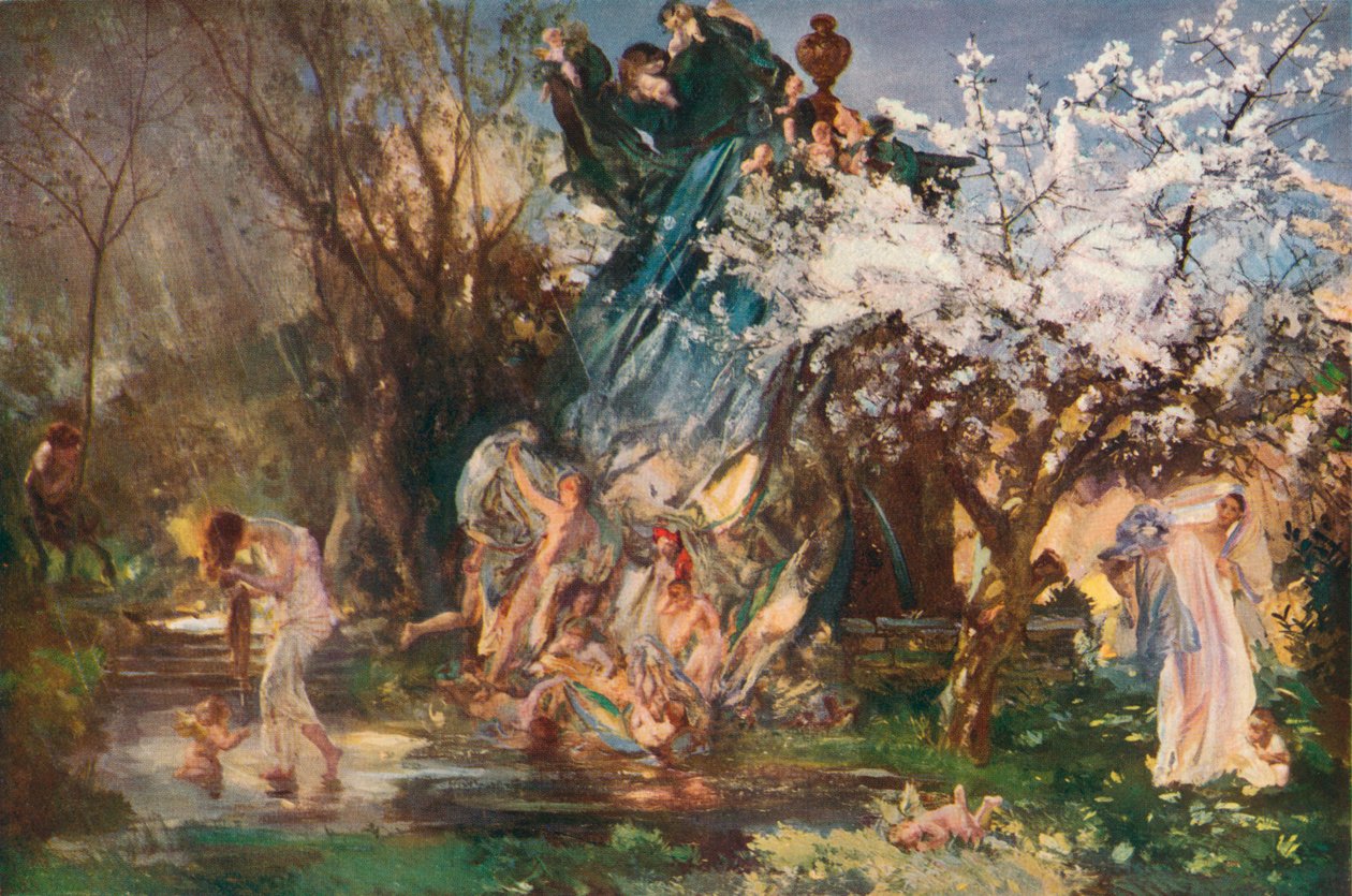 Duş, 20. yüzyıl by Charles Sims