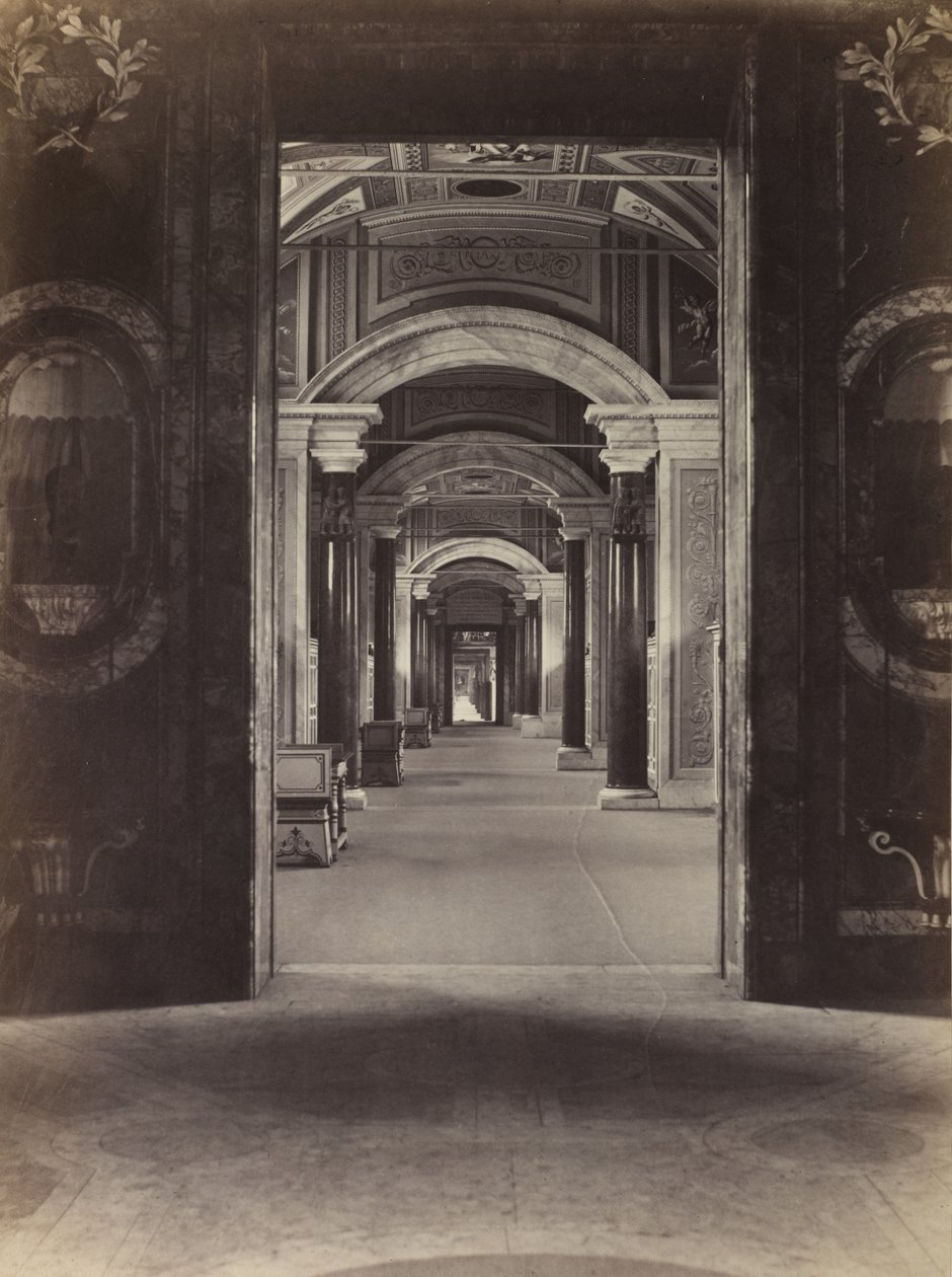Vatikan Kütüphanesi, c. 1860. by Charles Soulier