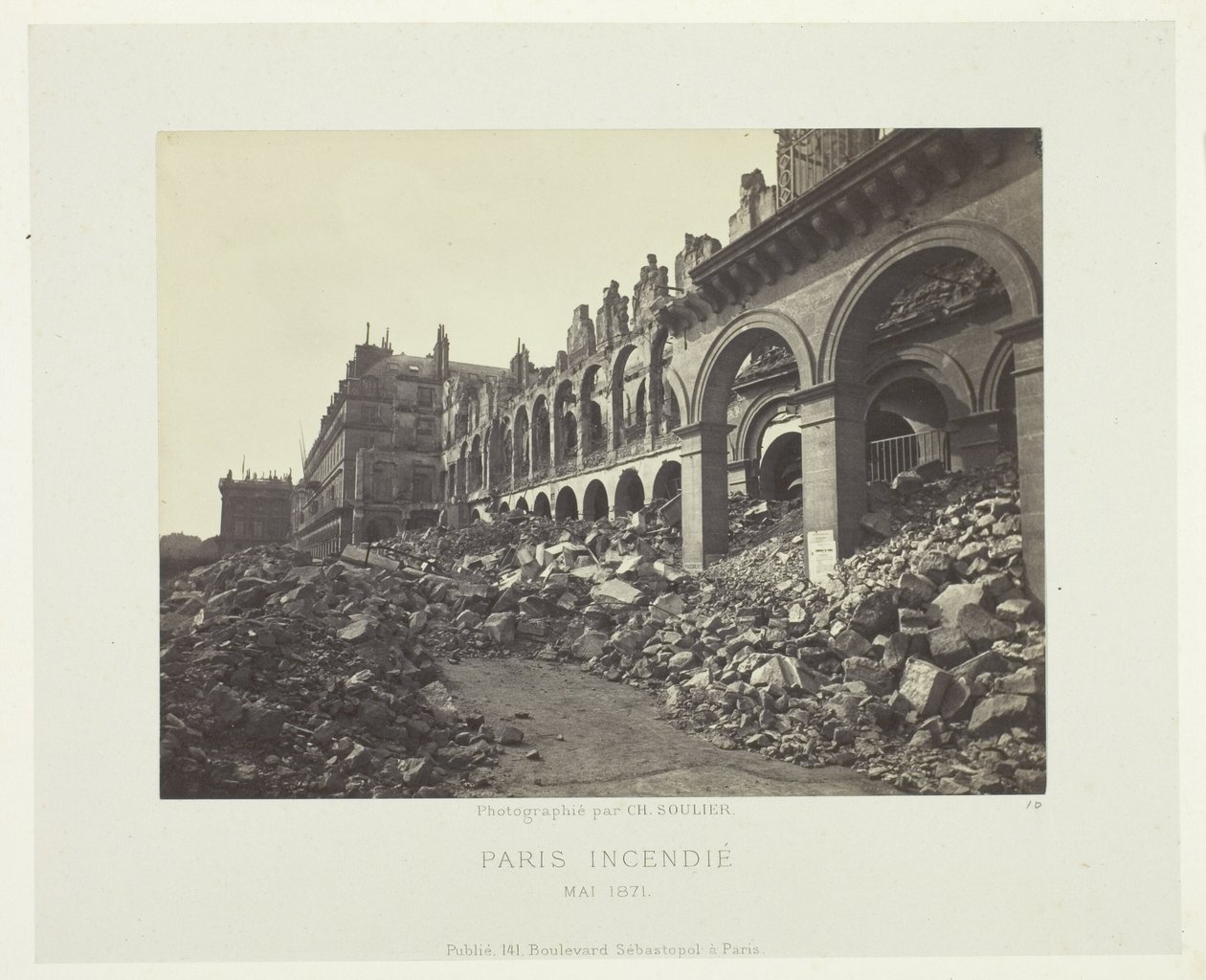 Paris Yangını (Maliye Bakanlığı) by Charles Soulier