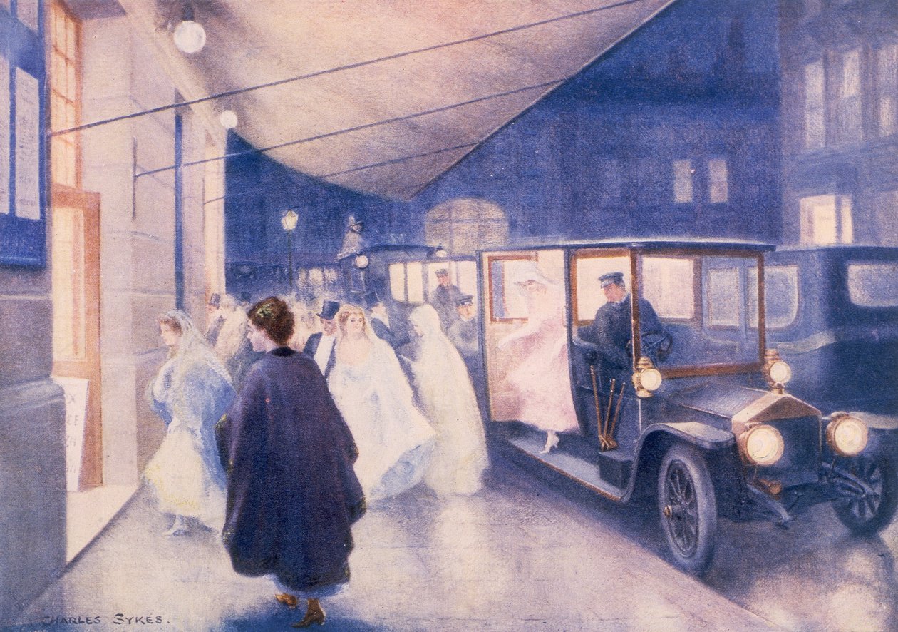 Poster reklamı Rolls-Royce arabaları, c1907 by Charles Sykes