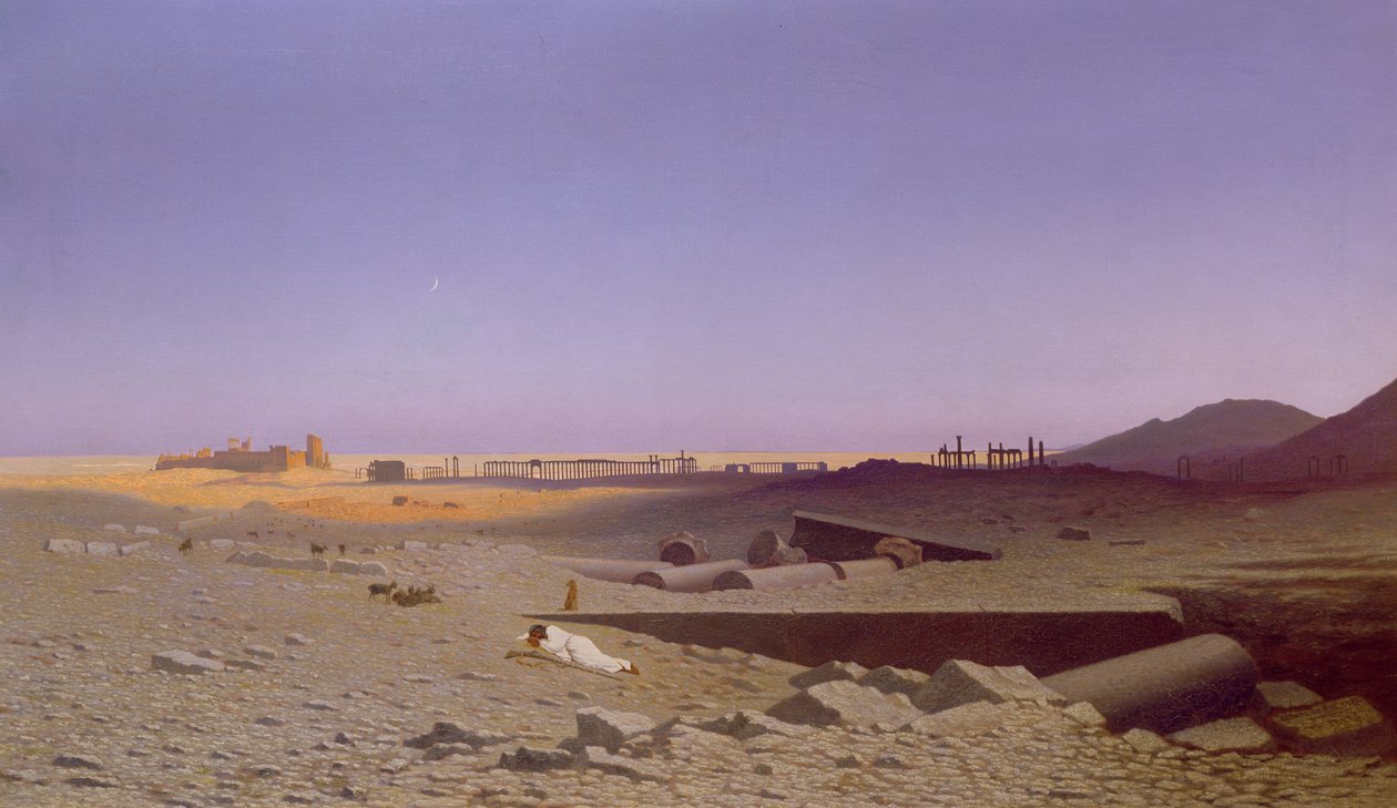 Palmira Harabeleri, 1839 by Charles Theodore Frere