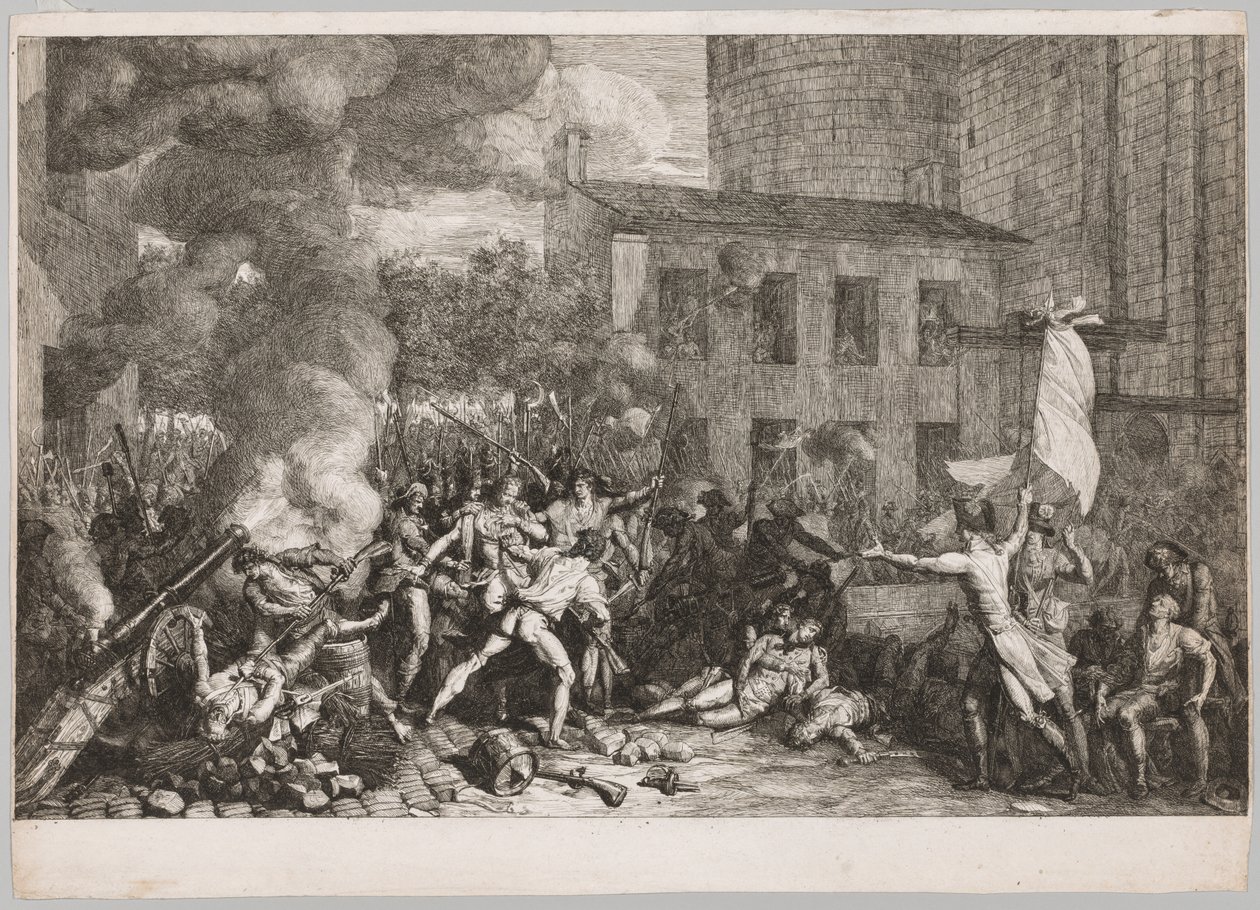Bastille Baskını, 14 Temmuz 1789, 1790. by Charles Thevenin