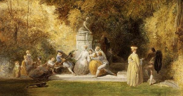 şenlikli şampet by Charles Thomas Bale