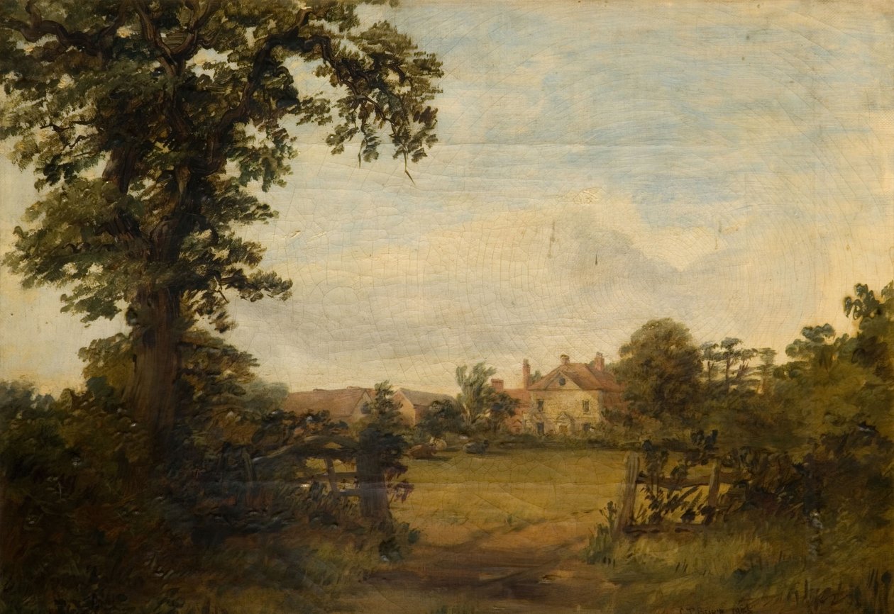 Metchley Park Çiftliği, Harborne, 1845. by Charles Thomas Burt