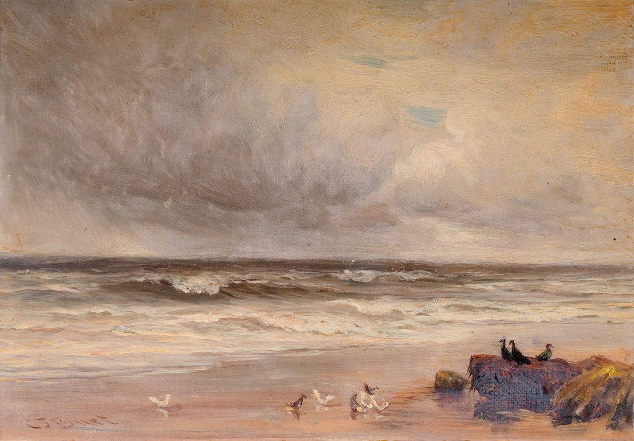 Deniz Kıyısı, 1887. by Charles Thomas Burt