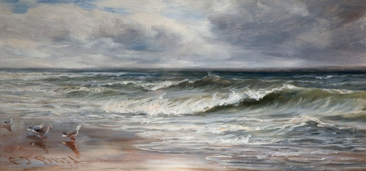 Deniz Dalgaları, 1880. by Charles Thomas Burt