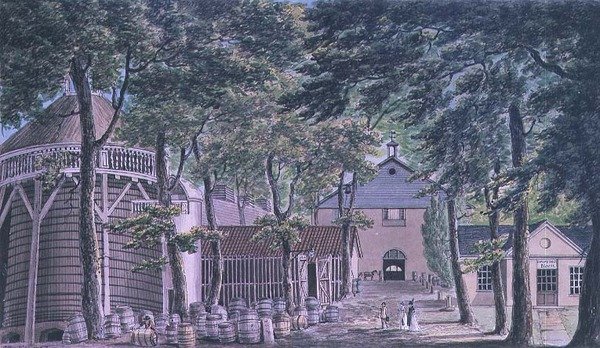 Messrs Beaufoy, Sirke Damıtımevi, eski adıyla Cupor Gardens by Charles Tomkins