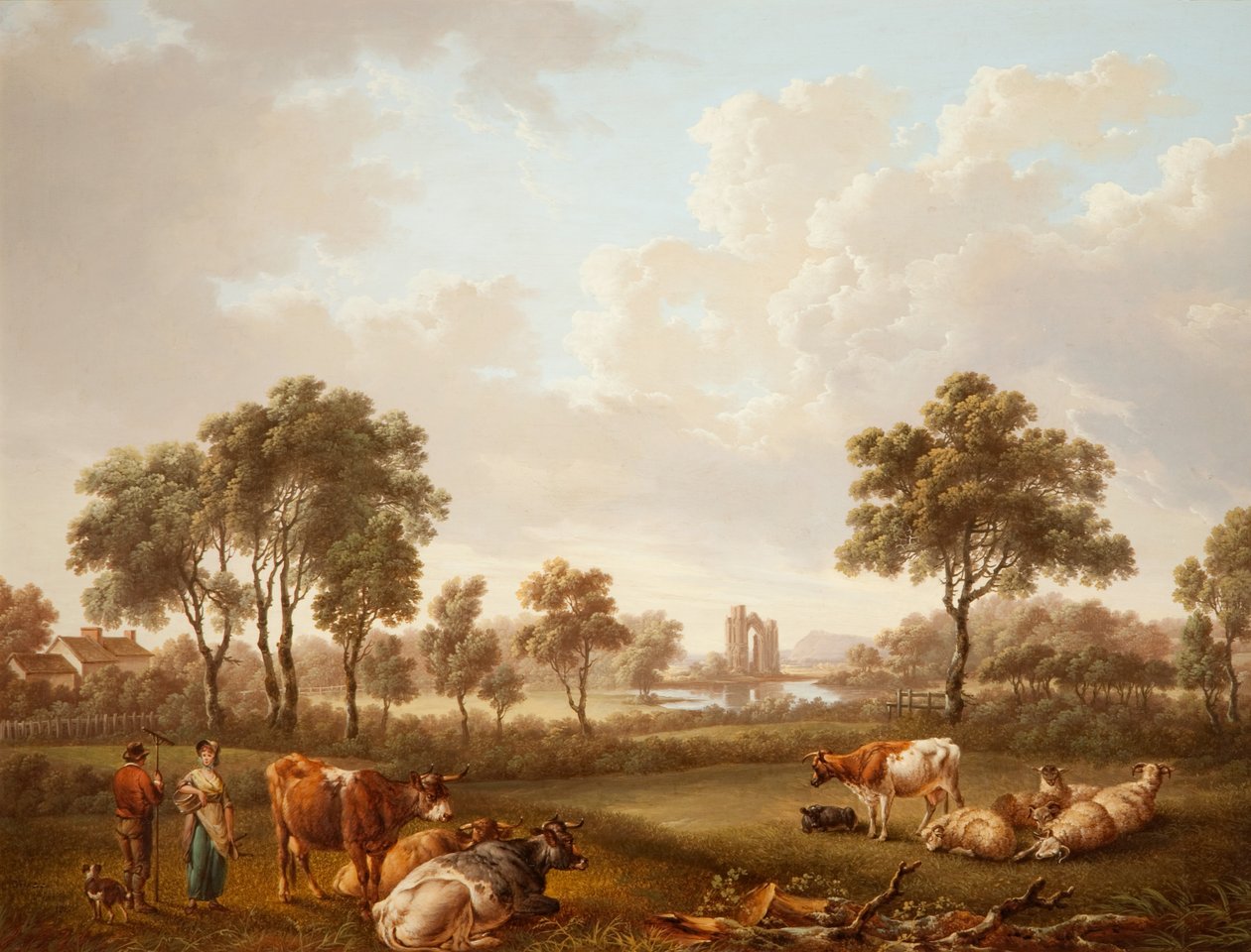 Figürlü Manzara, 1812 by Charles Towne