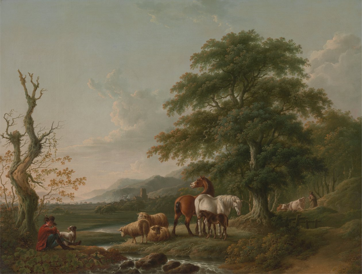 Bir Çobanla Manzara by Charles Towne