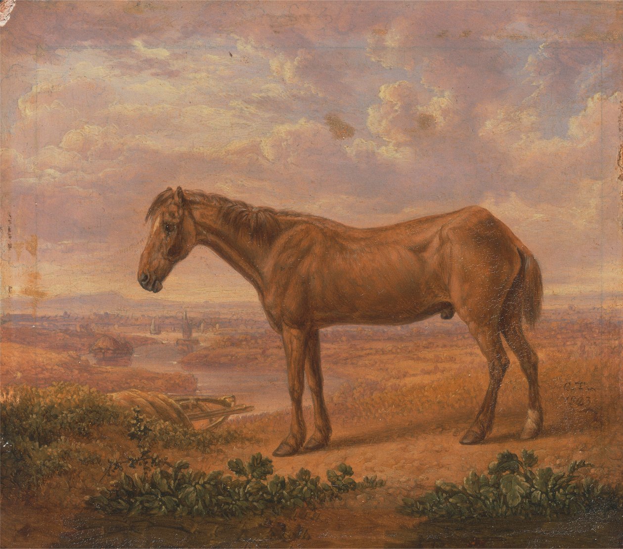 Eski Billy, Bir Taslak At, 62 Yaşında by Charles Towne