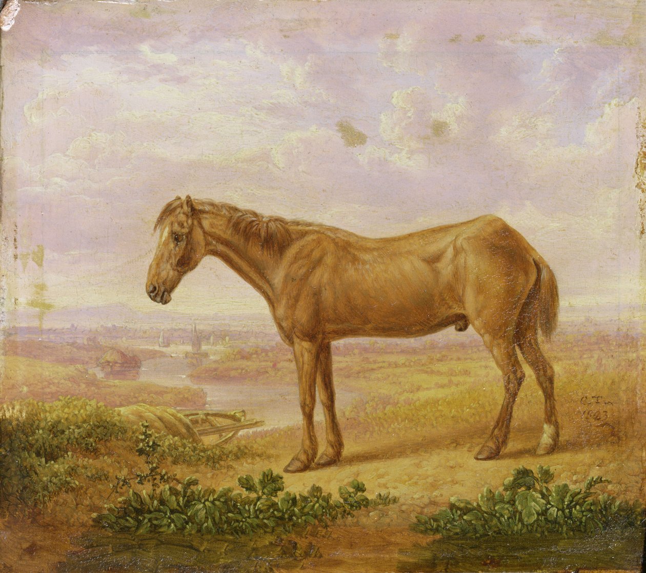 Yaşlı Billy, Bir Taslak At, 62 Yaşında by Charles Towne