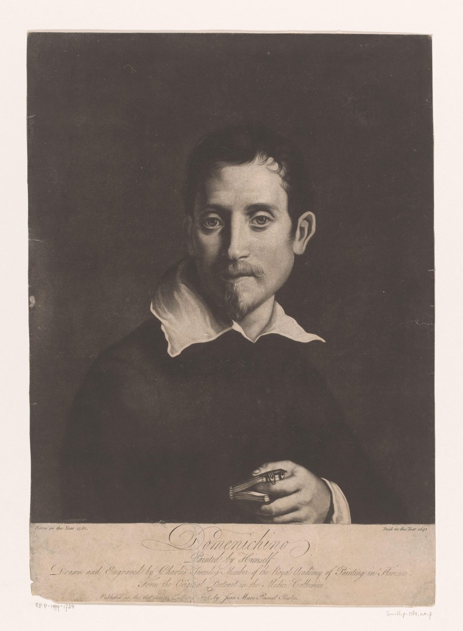 Portret van Domenichino Domenichino (nesne üzerindeki başlık) by Charles Townley