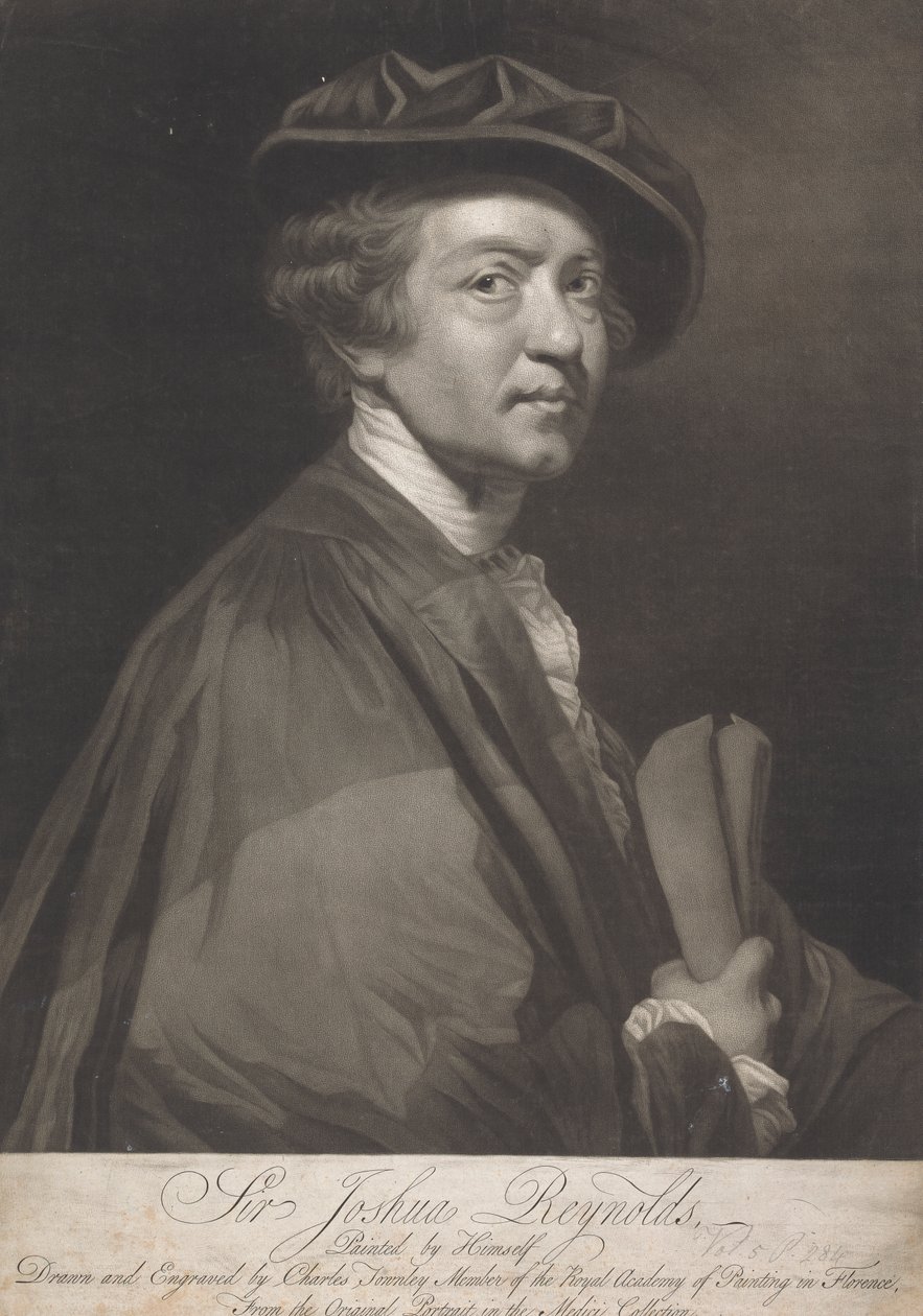 Sör Joshua Reynolds by Charles Townley