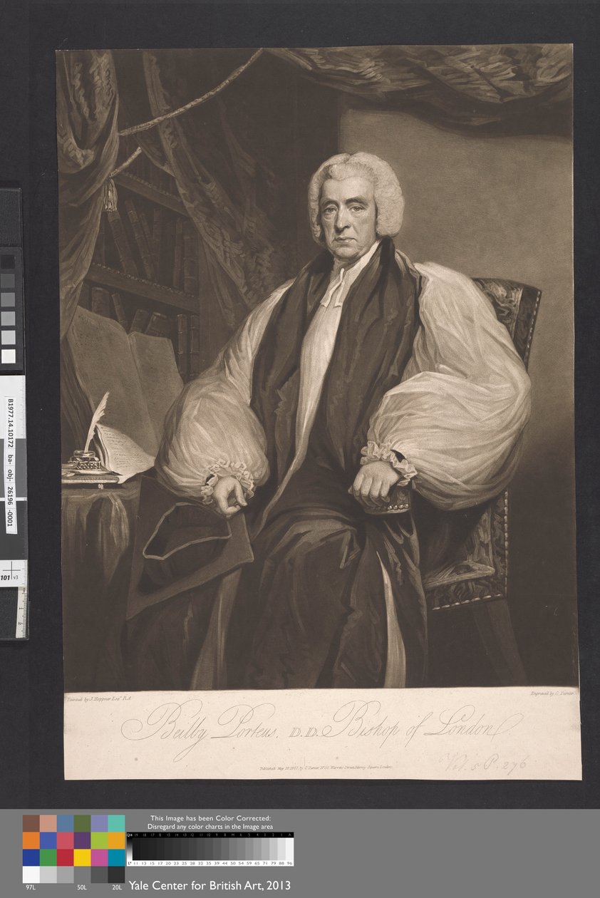 Beilby Porteus, Londra Piskoposu by Charles Turner