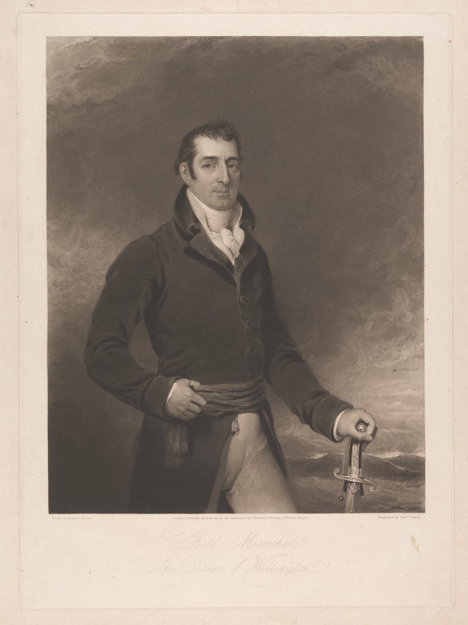 Mareşal, Wellington Dükü by Charles Turner