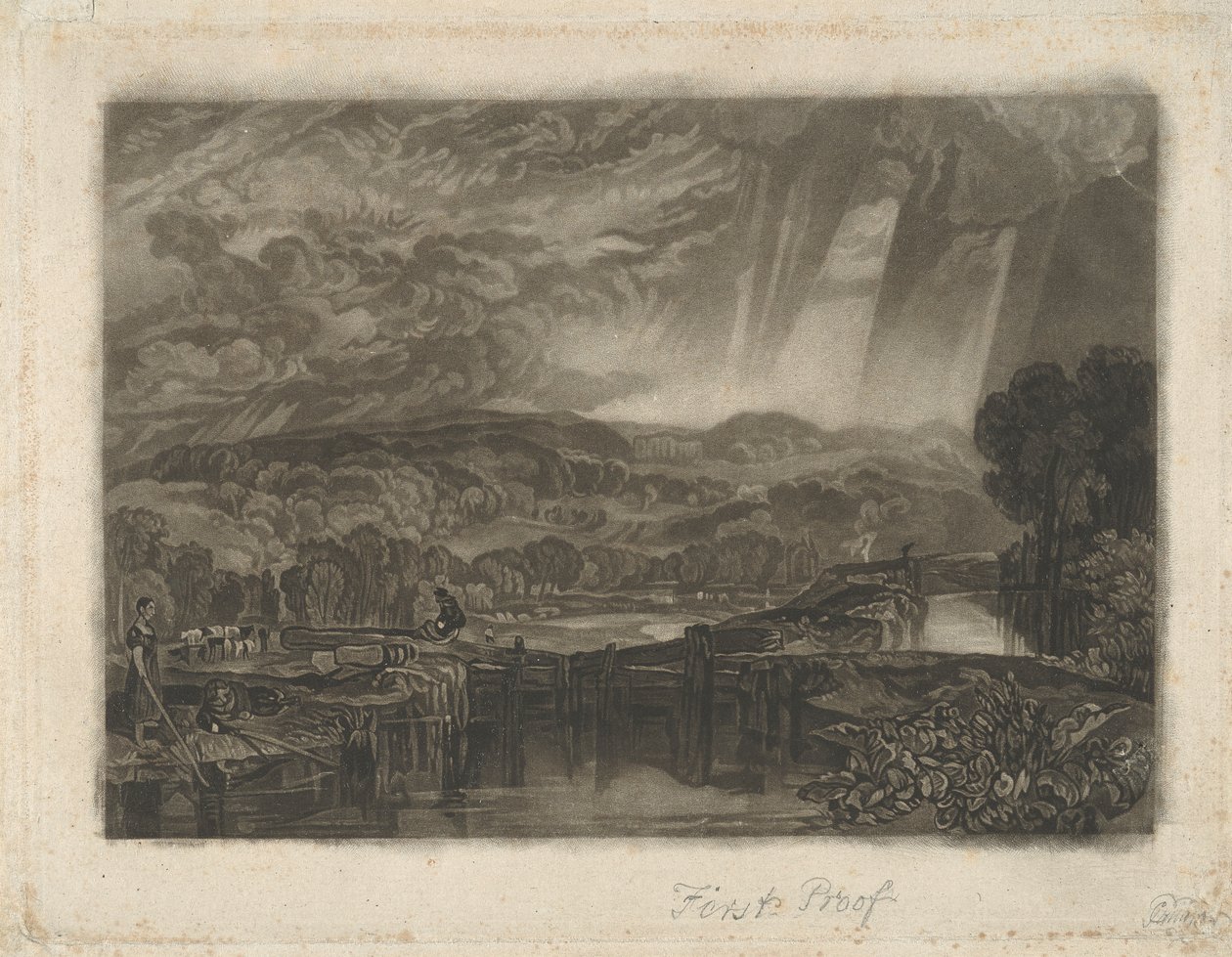 Daha Fazla Park, Watford yakınlarında, Colne Nehri üzerinde by Charles Turner