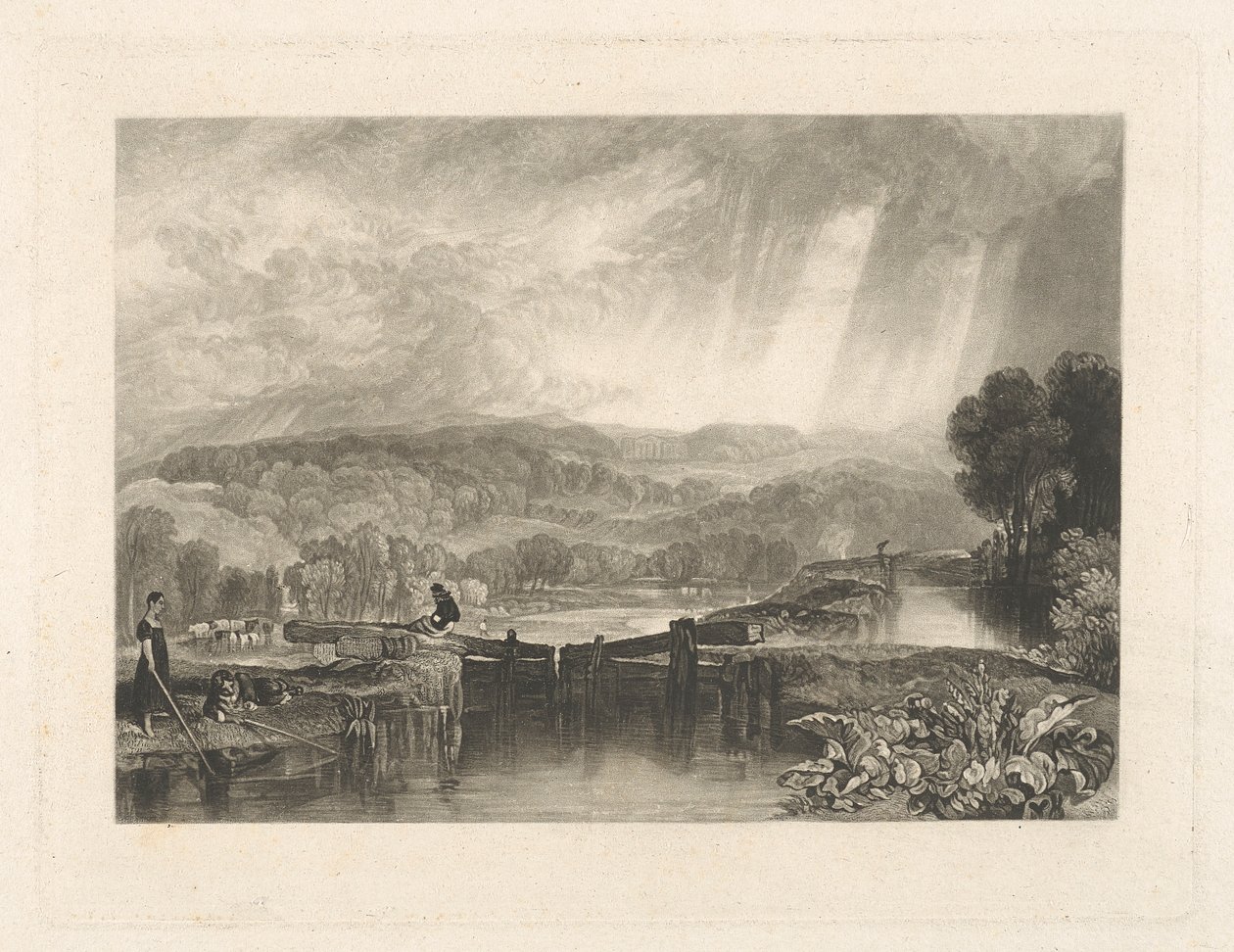 Daha Fazla Park, Watford yakınlarında, Colne Nehri üzerinde by Charles Turner