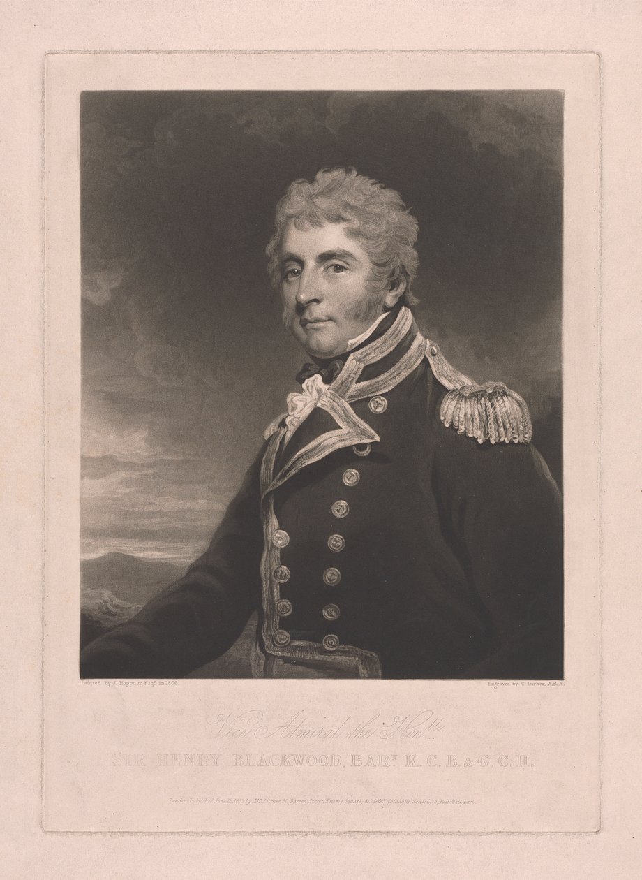 Sör Henry Blackwood by Charles Turner
