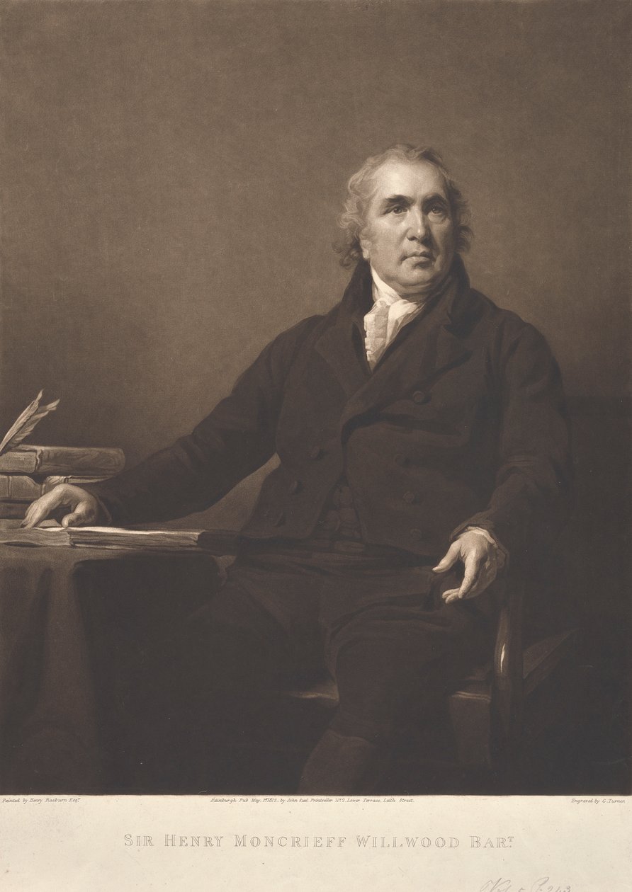 Sir Henry Moncrieff Willwood by Charles Turner