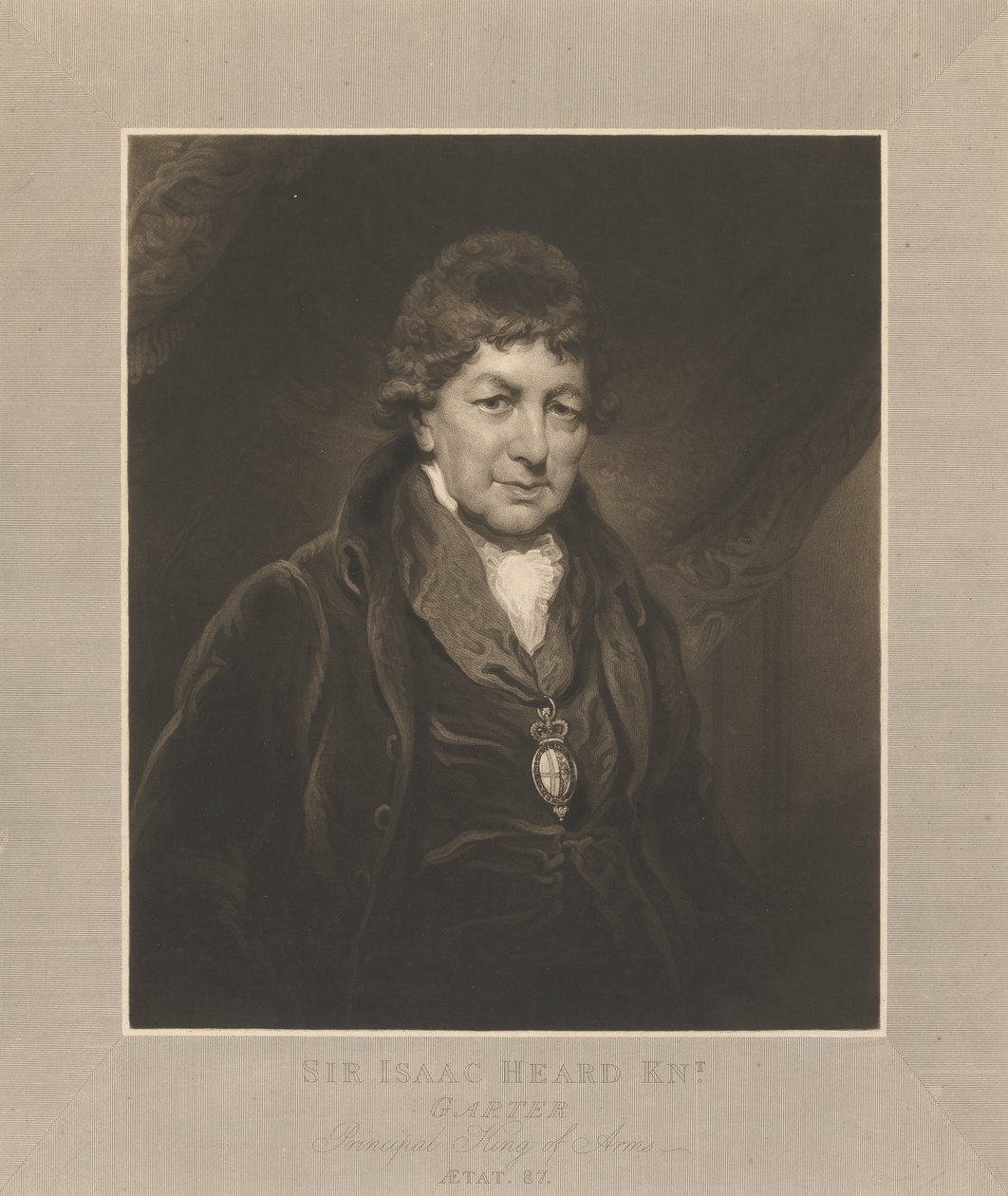 Sör Isaac Heard by Charles Turner