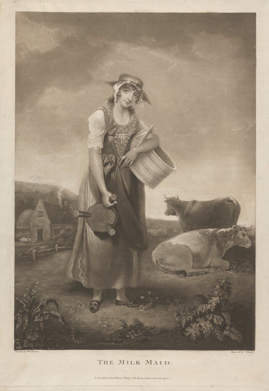 Süt Hizmetçisi by Charles Turner