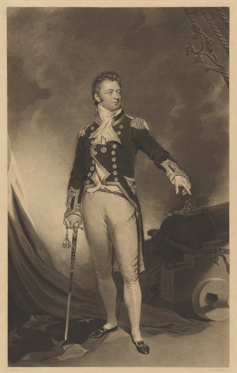Sör Philip Bowes Vere Kırıldı by Charles Turner after Samuel Lane