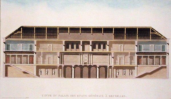 Palais des Etats Generaux, Brüksel, Pierre Jacques Goetghebuer tarafından 