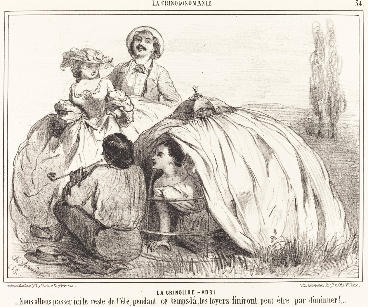 The Crinoline-Abri by Charles Vernier