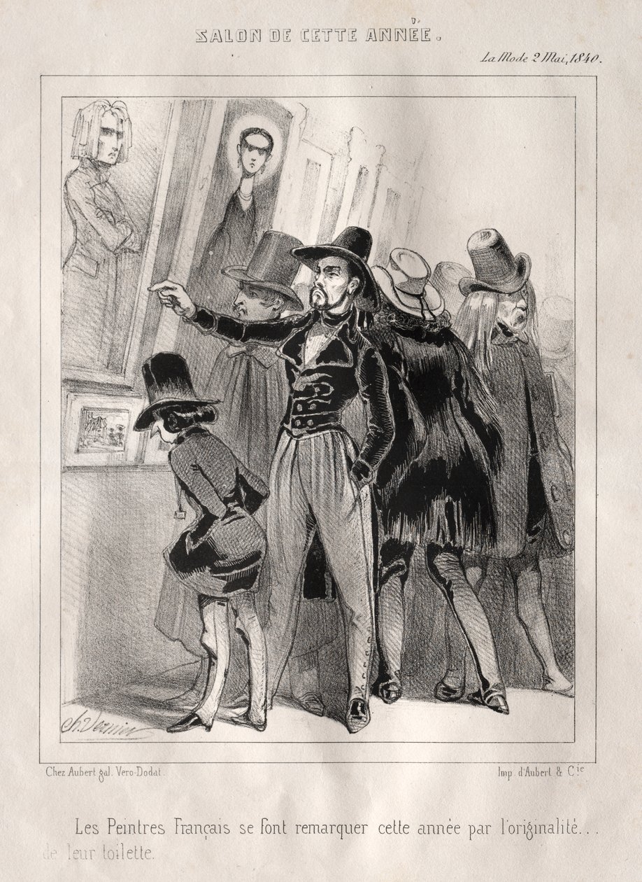 Fransız ressamlar bu yıl tuvaletlerinin özgünlüğüyle öne çıkıyor by Charles Vernier