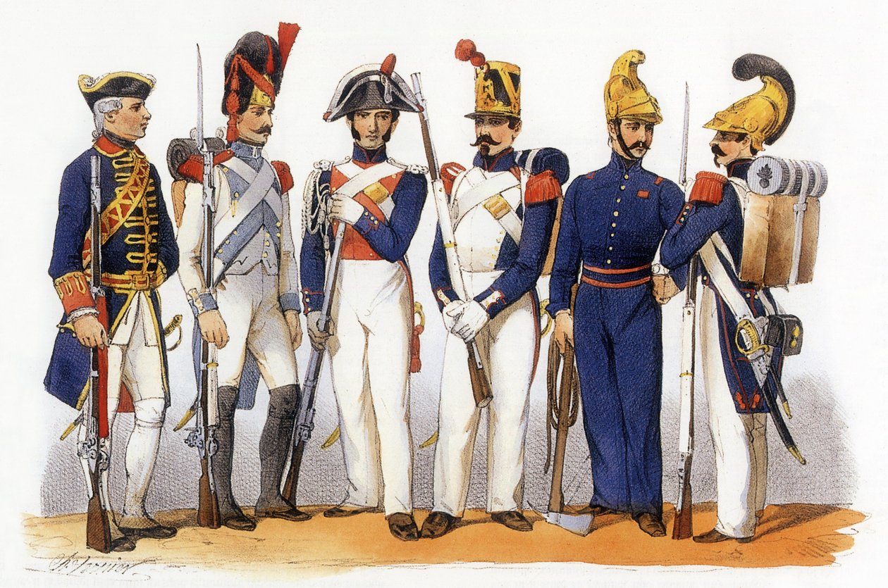 Fransız ordusunun üniformaları: Paris Şehri Özel Kuvvetleri (süvari) by Charles Vernier