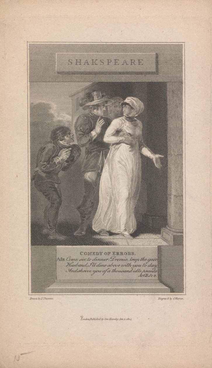 Hatalar Komedisi, Perde II Sc. 2 by Charles Warren