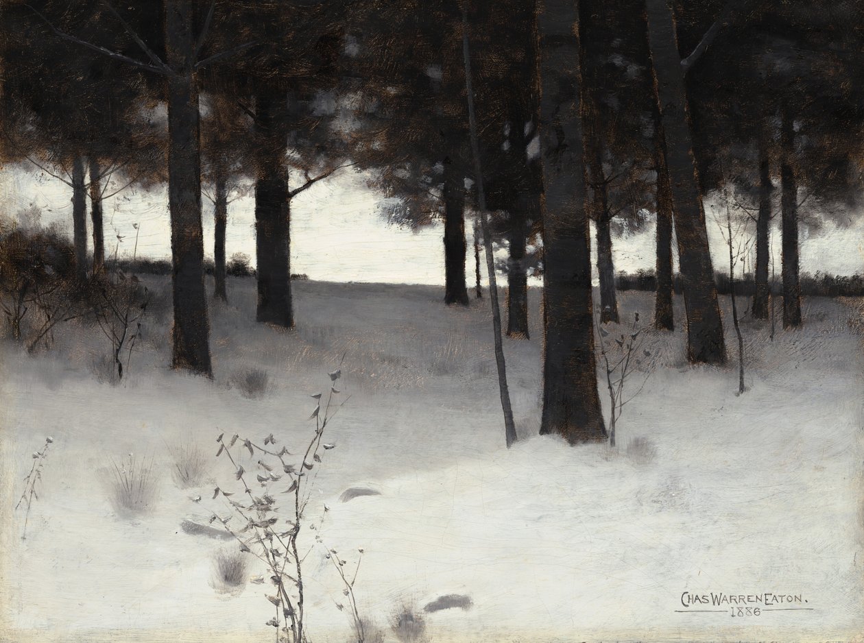 Kışın Orman, 1886. by Charles Warren Eaton