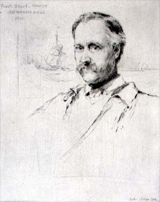Sir Frank Short (1857-1945) ressam ve oymacı, 1901