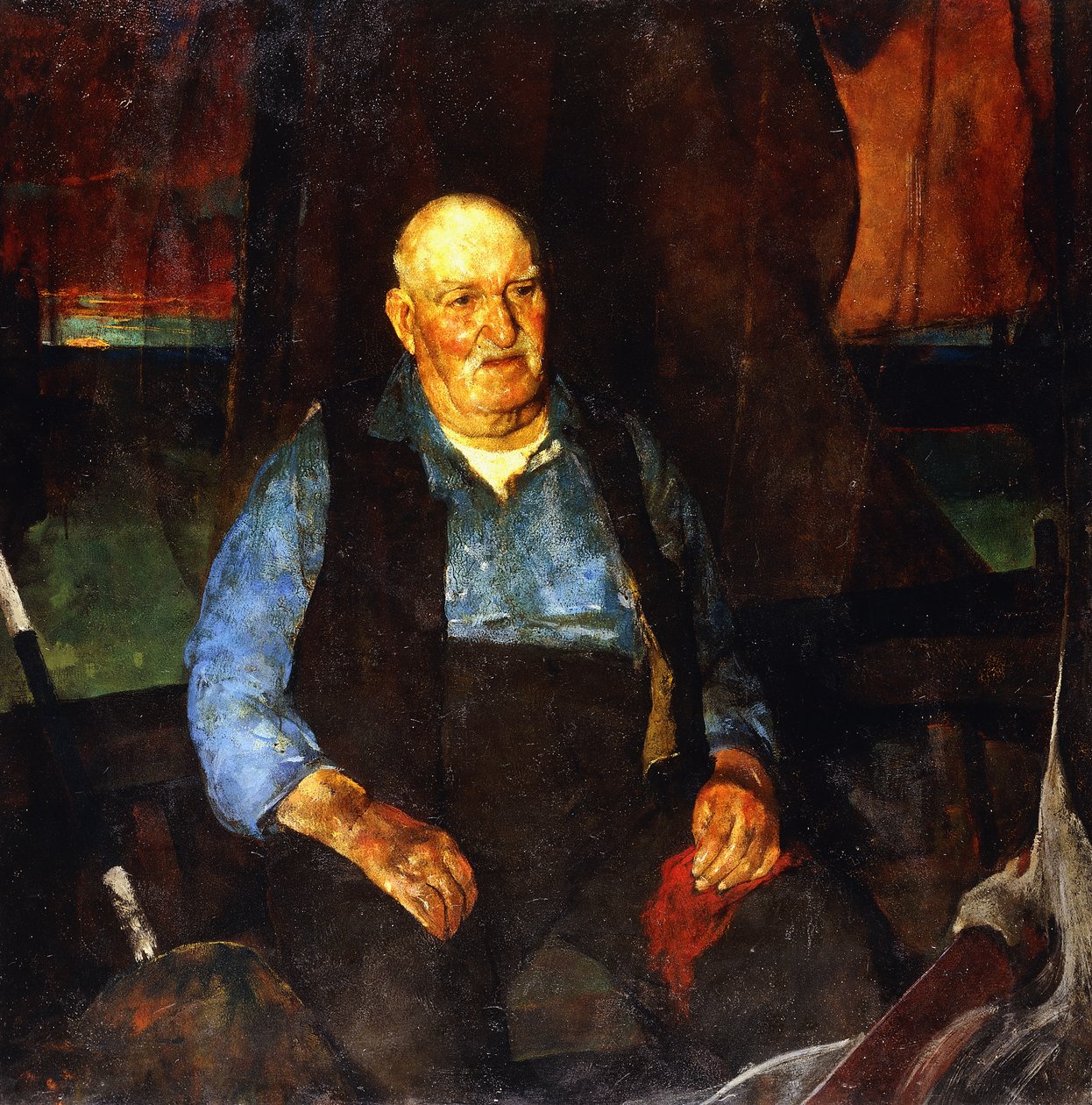 İlk eşini by Charles Webster Hawthorne