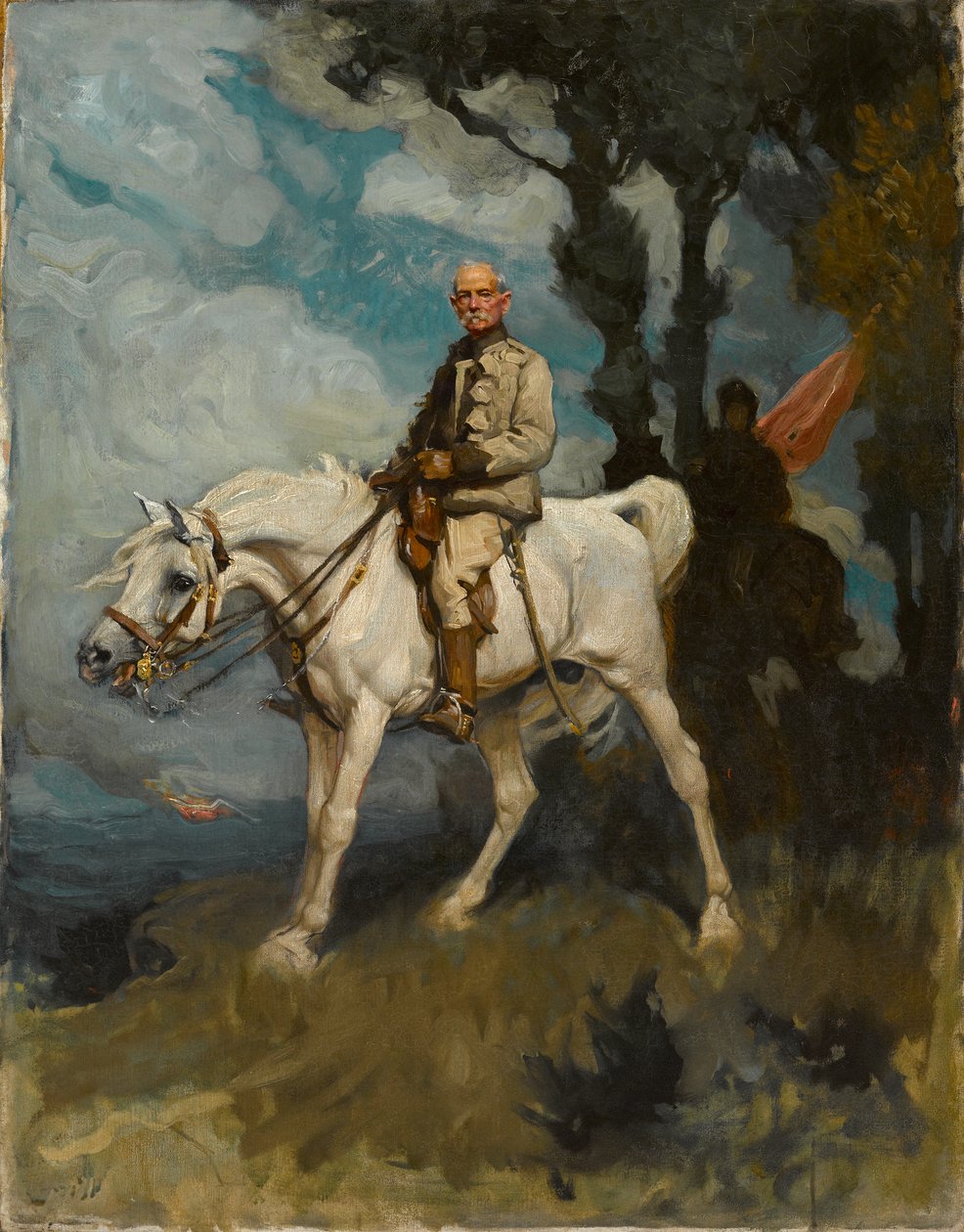 General Sir Frederick Sleigh Roberts, atı Vonolel üzerinde by Charles Wellington Furse