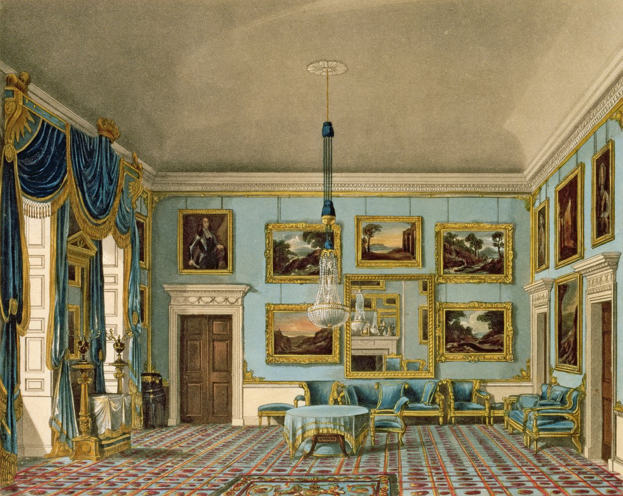Daniel Havell tarafından kazınmış Buckingham House