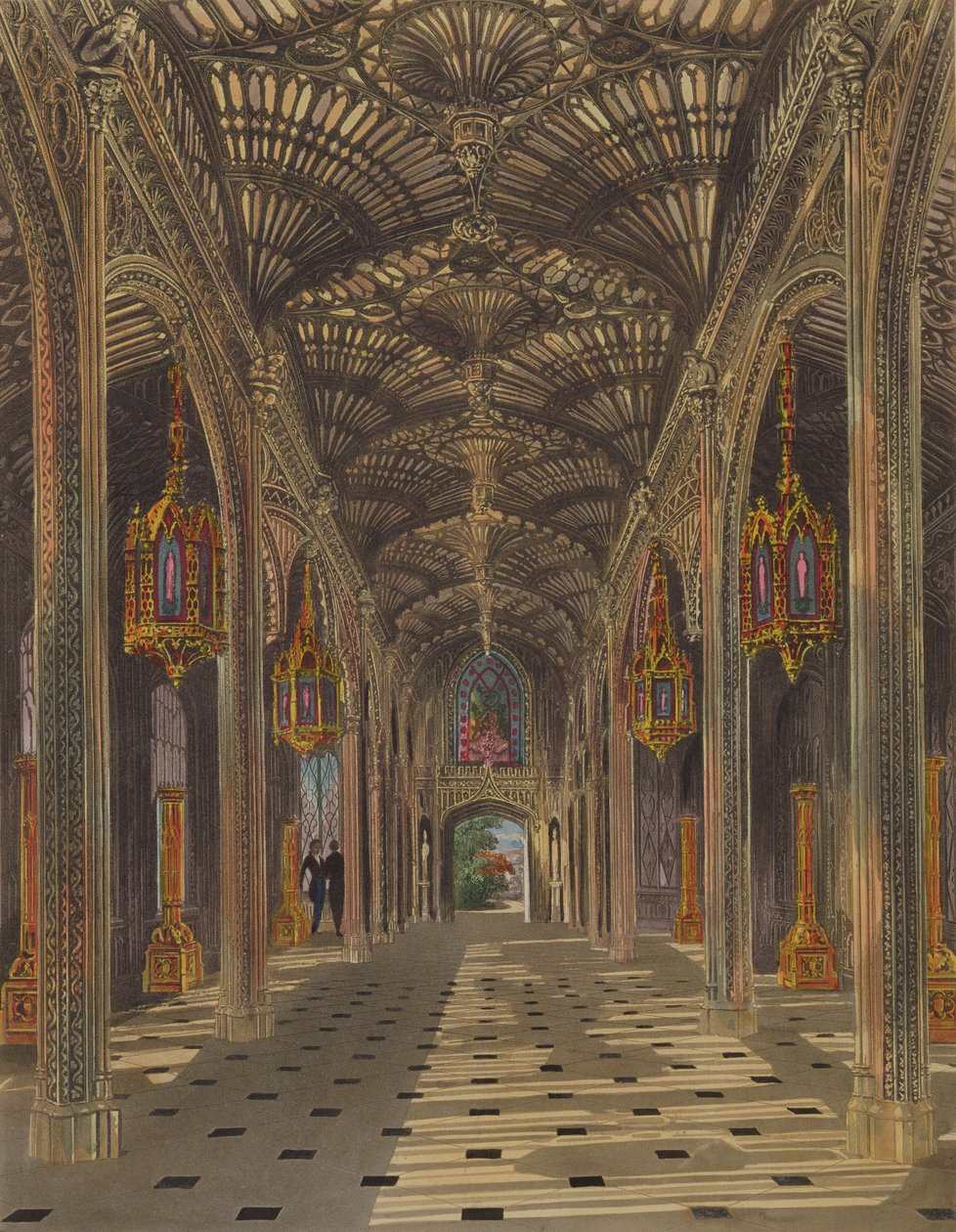 Conservatory, Carlton House, William Henry Pyne (1769-1843) tarafından 