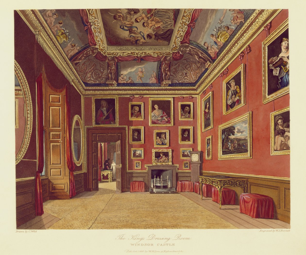 Kings Soyunma Odası, Windsor Kalesi, Royal Residences
