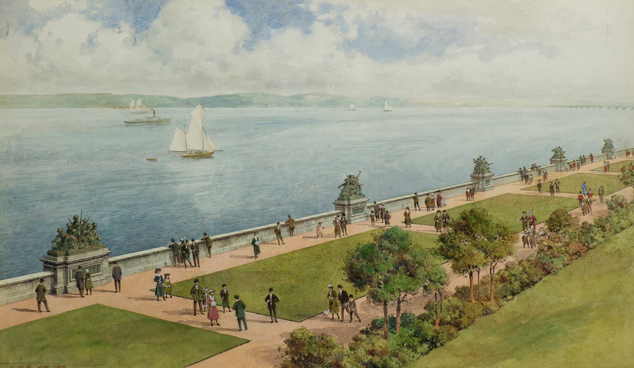 Sanatçının Riverside Drive, Dundee Projesi by Charles William English