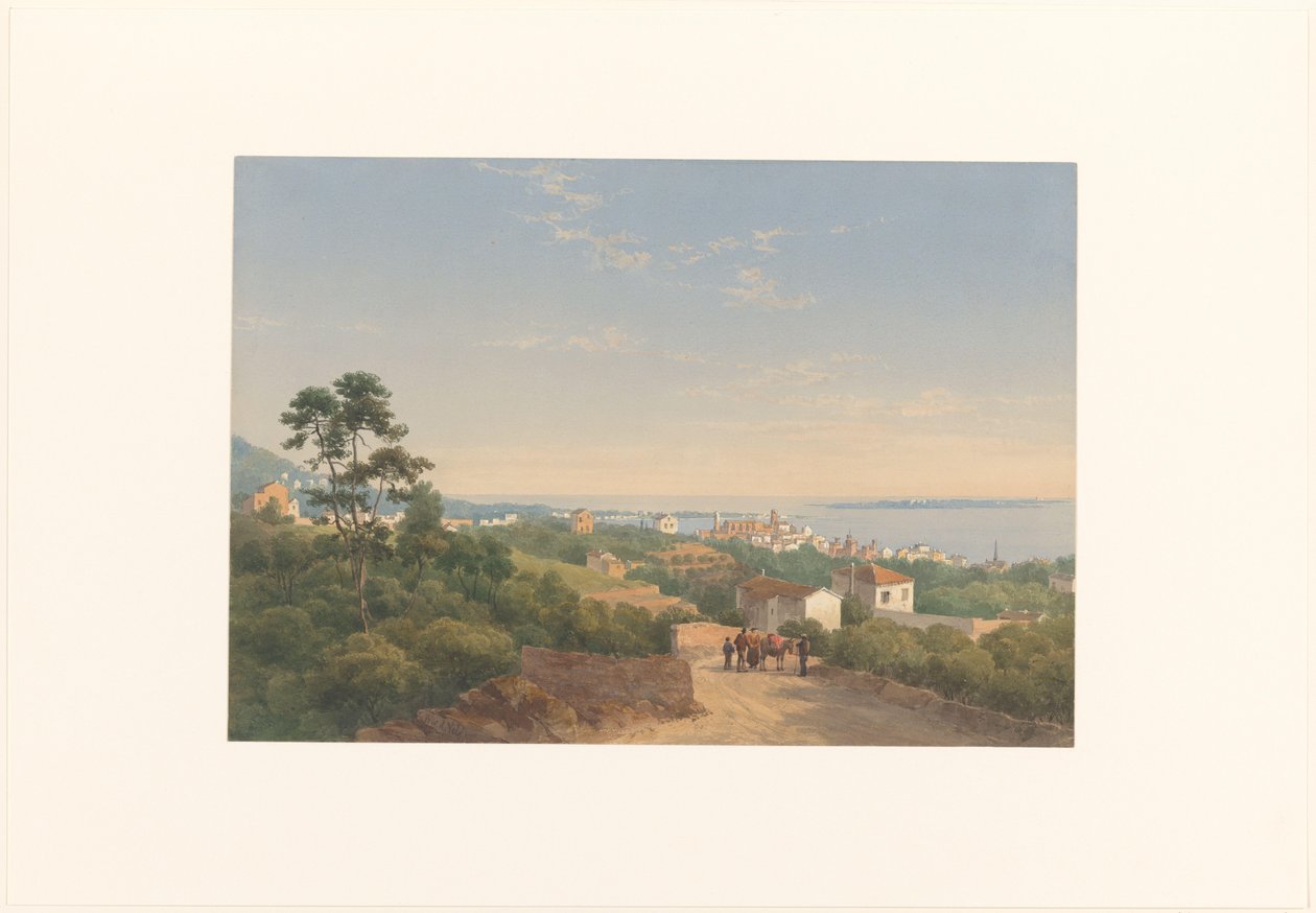 Cannes manzarası by Charles William Meredith van de Velde