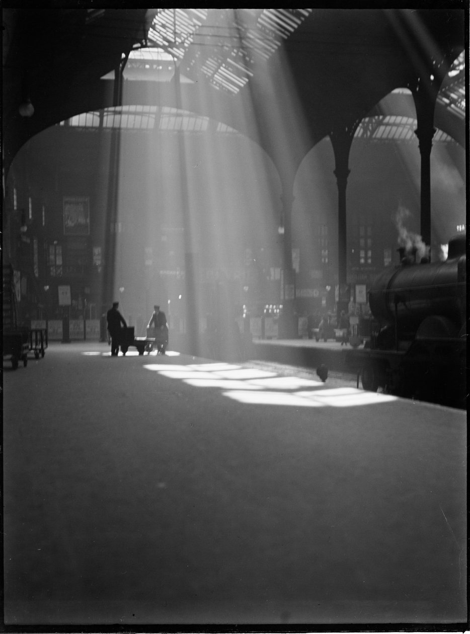 Liverpool Street İstasyonu, Liverpool Street, Londra Şehri, Büyük Londra Otoritesi, c1932. by Charles William Prickett